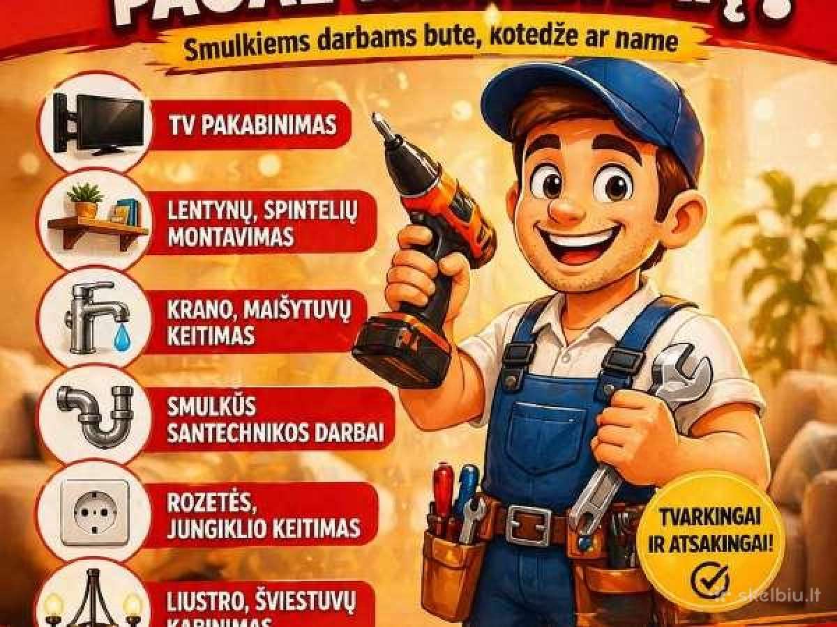 Smulkus remonto,apdailos ir kiti darbai. - nuotraukos Nr. 2