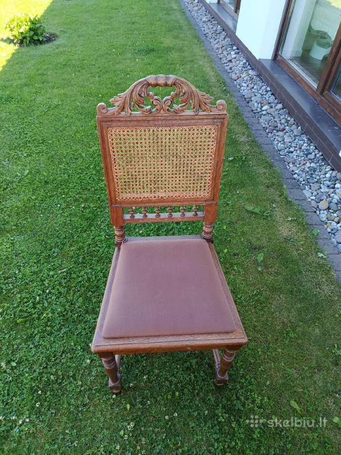Ąžuolo masyvo stalas ir 4 kėdės - nuotraukos Nr. 3
