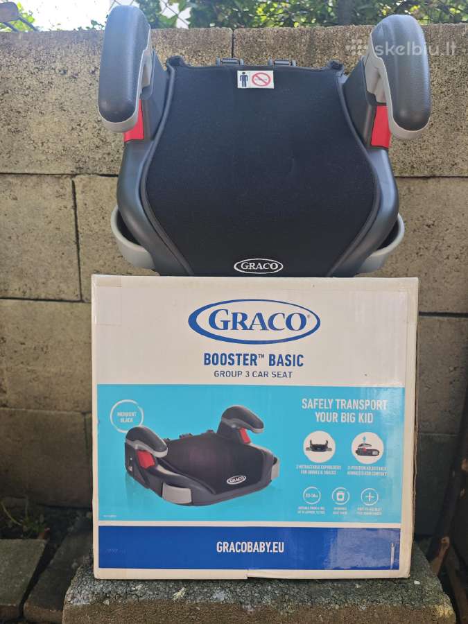 Automobilinė kėdutė/sėdynė Graco Booster Basic - nuotraukos Nr. 2