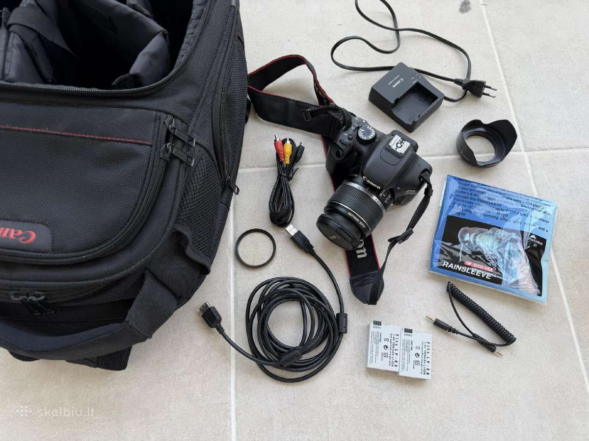 Canon 550d + Efs 18-55mm F/3.5-5