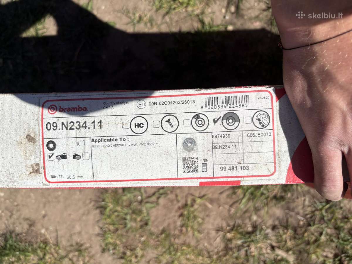 Brembo stabdžių diskai Jeep Grand Cherokee Wk/wk2 - nuotraukos Nr. 4