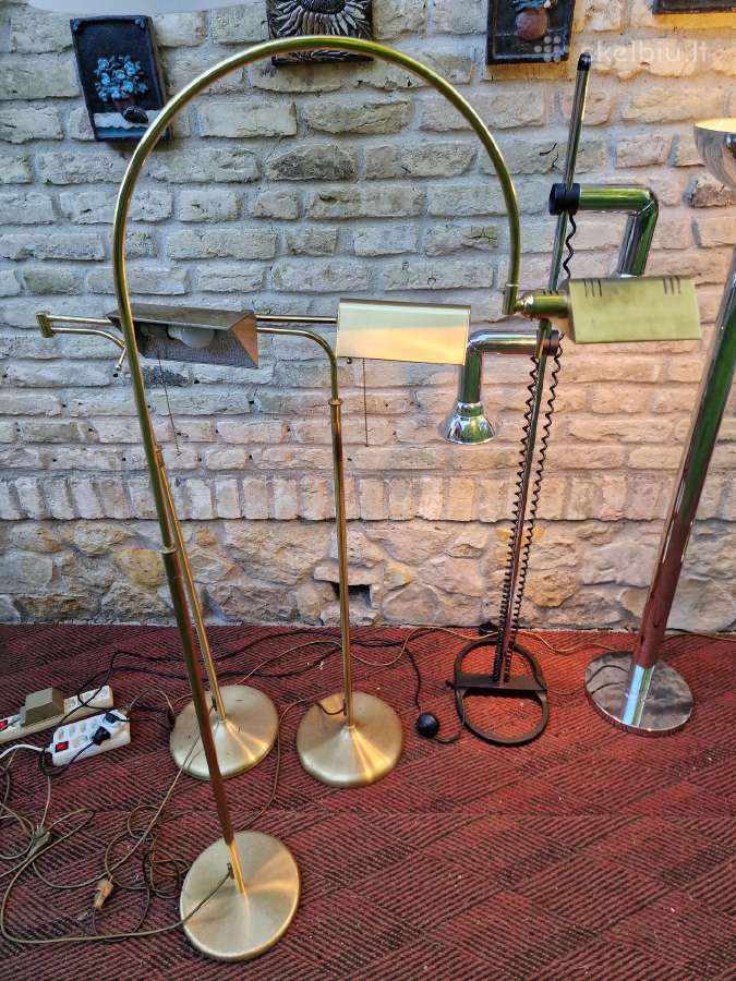 Vintažiniai mid century žalvariniai toršerai - nuotraukos Nr. 2