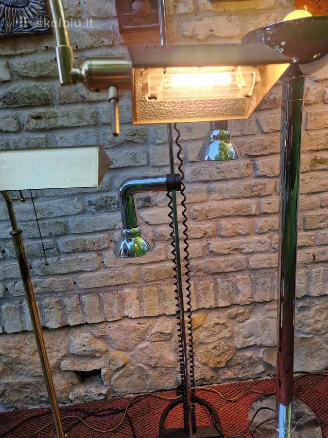 Vintažiniai mid century žalvariniai toršerai - nuotraukos Nr. 8