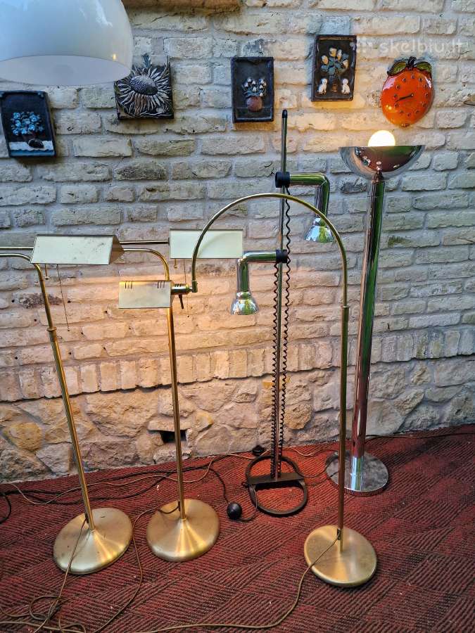 Vintažiniai mid century žalvariniai toršerai - nuotraukos Nr. 15