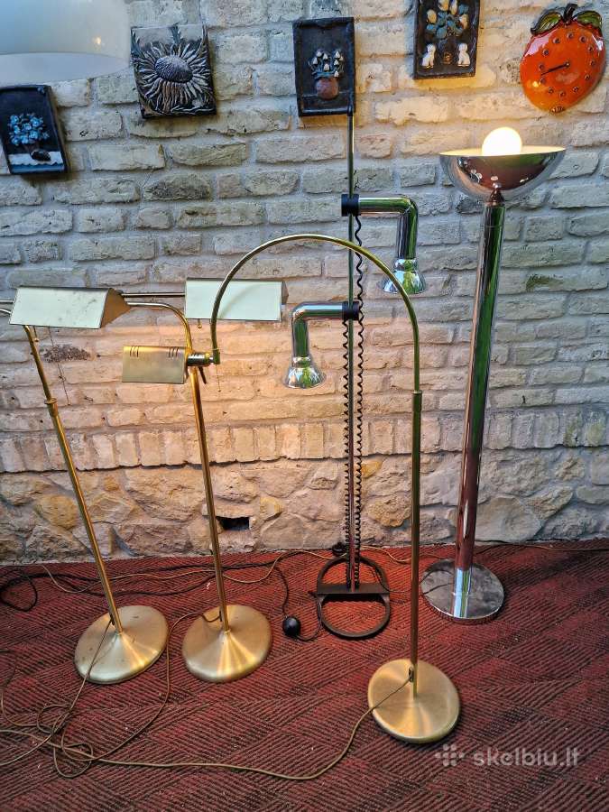 Vintažiniai mid century žalvariniai toršerai - nuotraukos Nr. 16