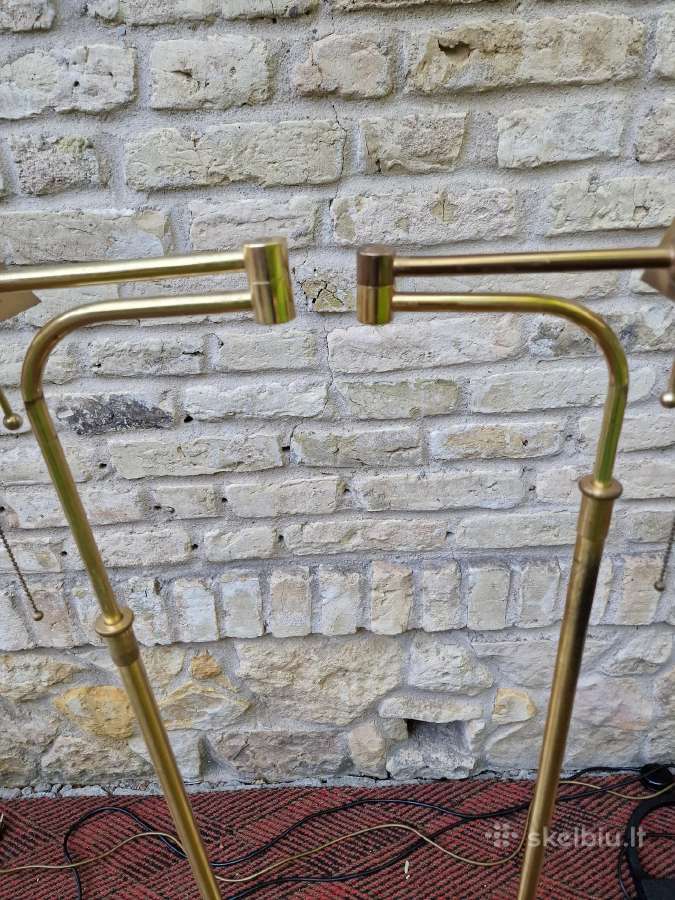 Vintažiniai mid century žalvariniai toršerai - nuotraukos Nr. 20