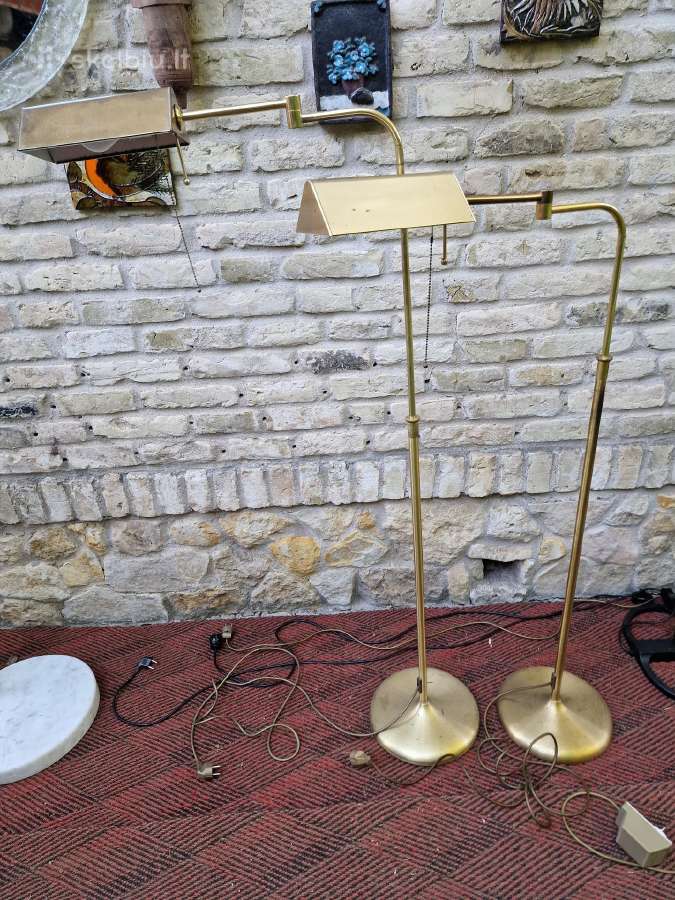 Vintažiniai mid century žalvariniai toršerai - nuotraukos Nr. 22