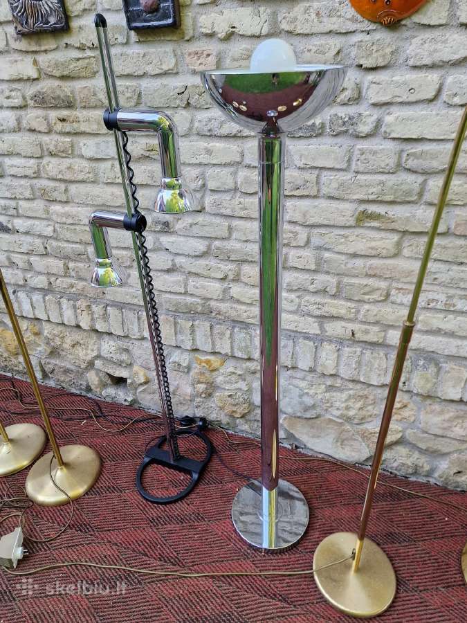 Vintažiniai mid century žalvariniai toršerai - nuotraukos Nr. 36