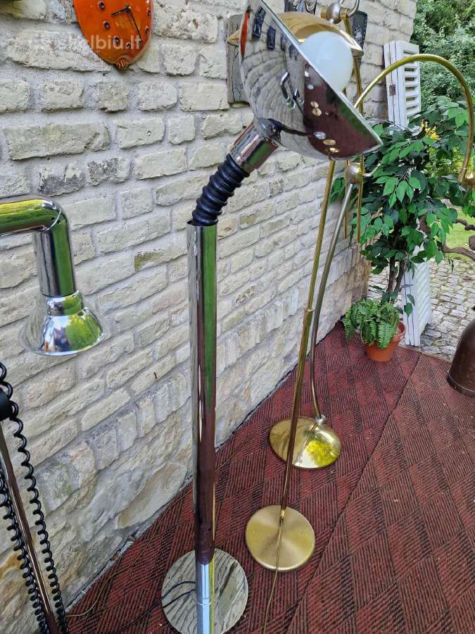 Vintažiniai mid century žalvariniai toršerai - nuotraukos Nr. 38