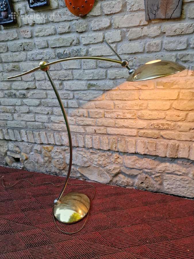 Vintažinis Space Age žalvario autorinis toršeras - nuotraukos Nr. 29