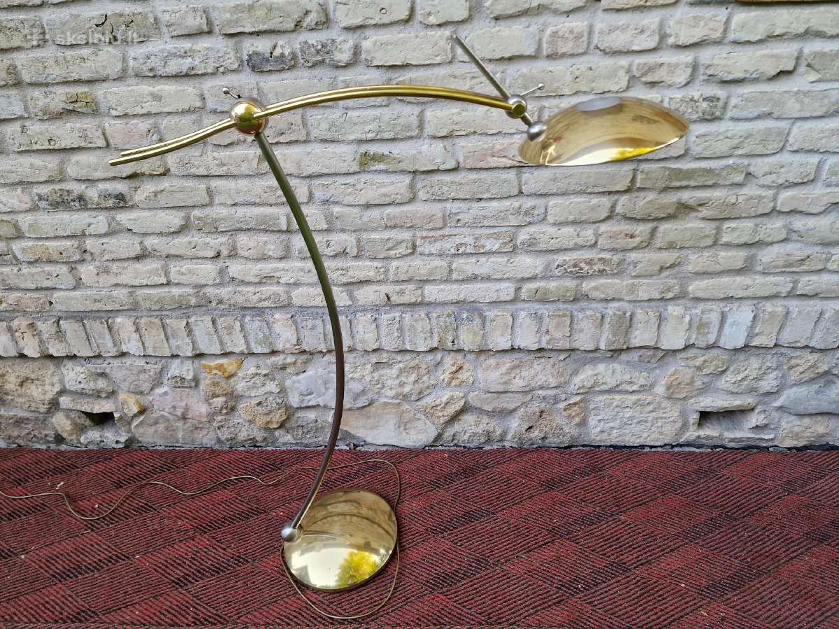 Vintažinis Space Age žalvario autorinis toršeras - nuotraukos Nr. 32