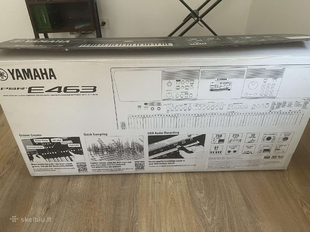 Yamaha Psr-e463 - nuotraukos Nr. 4