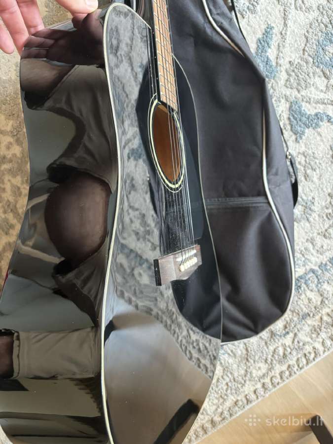 Akustine gitara Fender CD-60 su deklu - nuotraukos Nr. 3