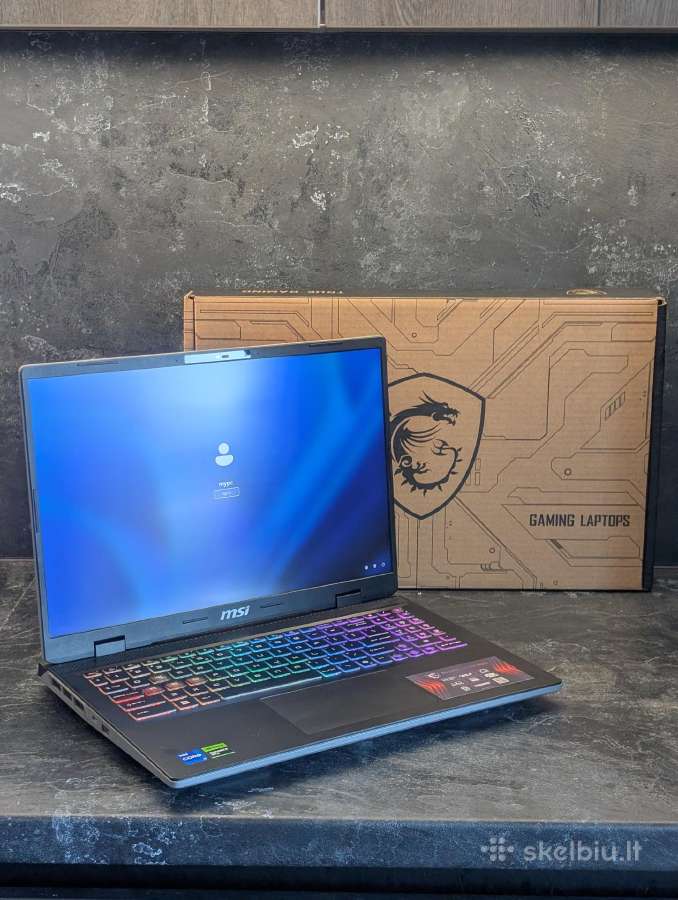 Msi sword 16" 2k, 4060, i7, 16gb, 1tb