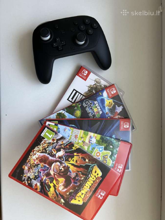 Nintendo Switch Žaidimai + Switch 2 Pro Controller