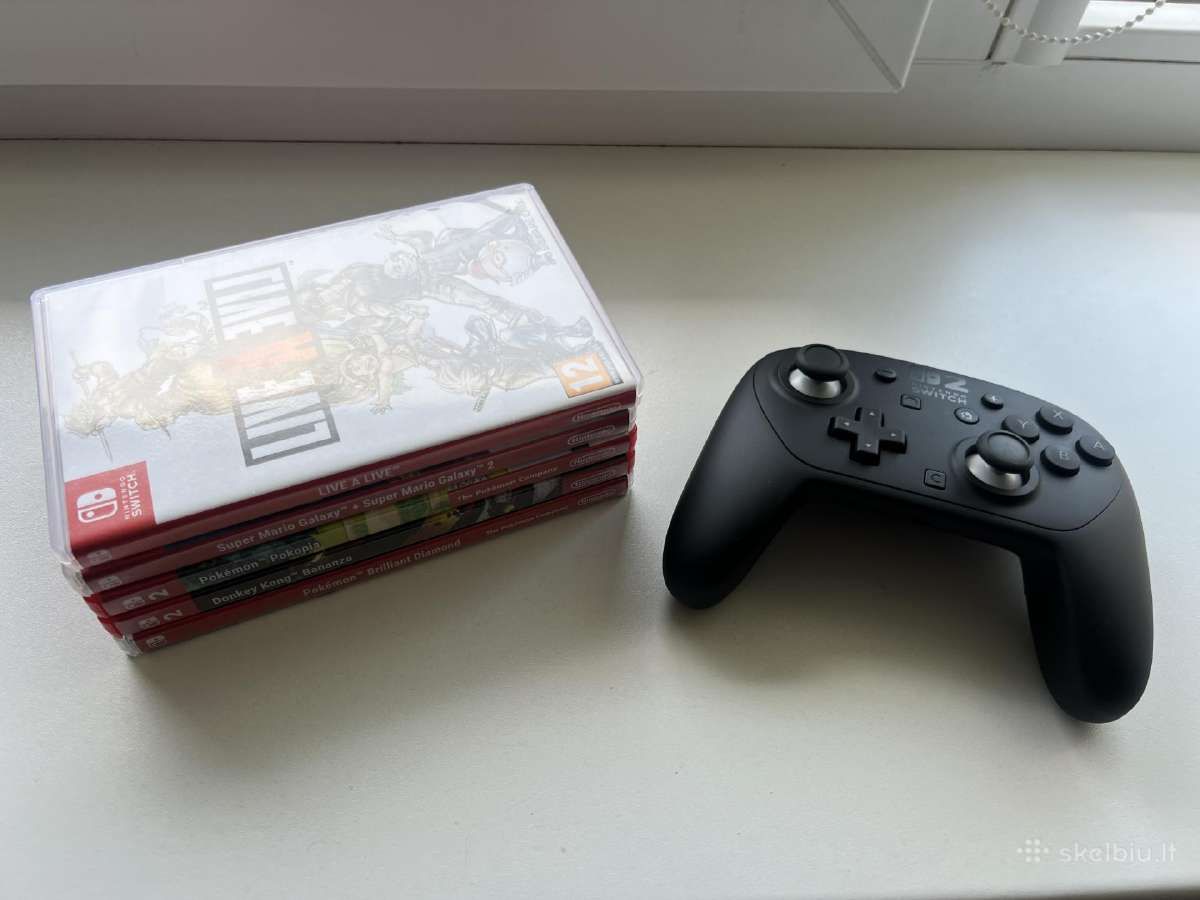 Nintendo Switch Žaidimai + Switch 2 Pro Controller - nuotraukos Nr. 2