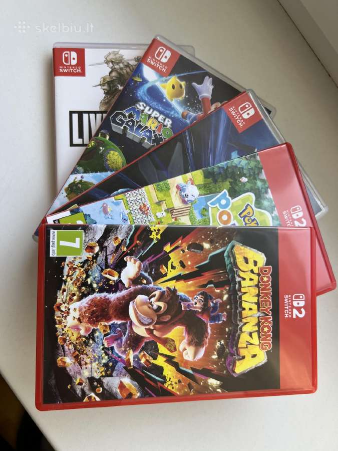 Nintendo Switch Žaidimai + Switch 2 Pro Controller - nuotraukos Nr. 5