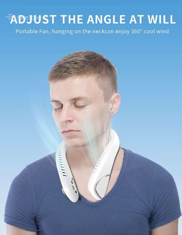Nešiojamas kaklo ventiliatorius 6000 mah Naujas - nuotraukos Nr. 8