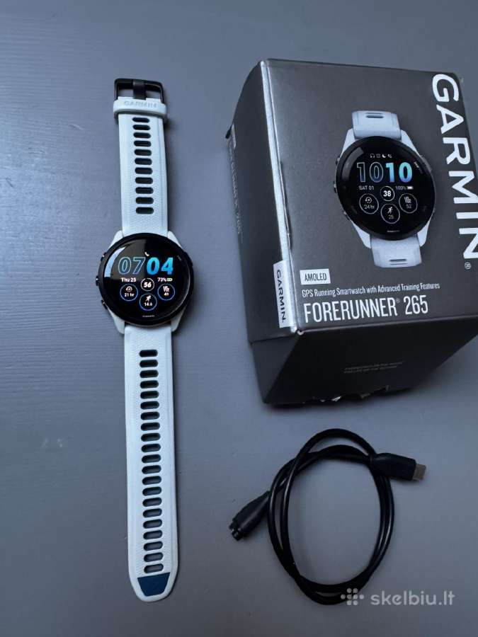 Garmin Forerunner 265 White/black