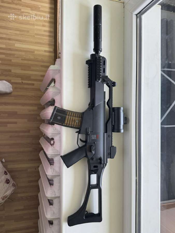 H&k G36c elektrinis airsoft šautuvas