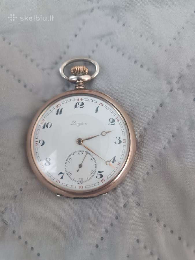Sidabrinis laikrodis Longines