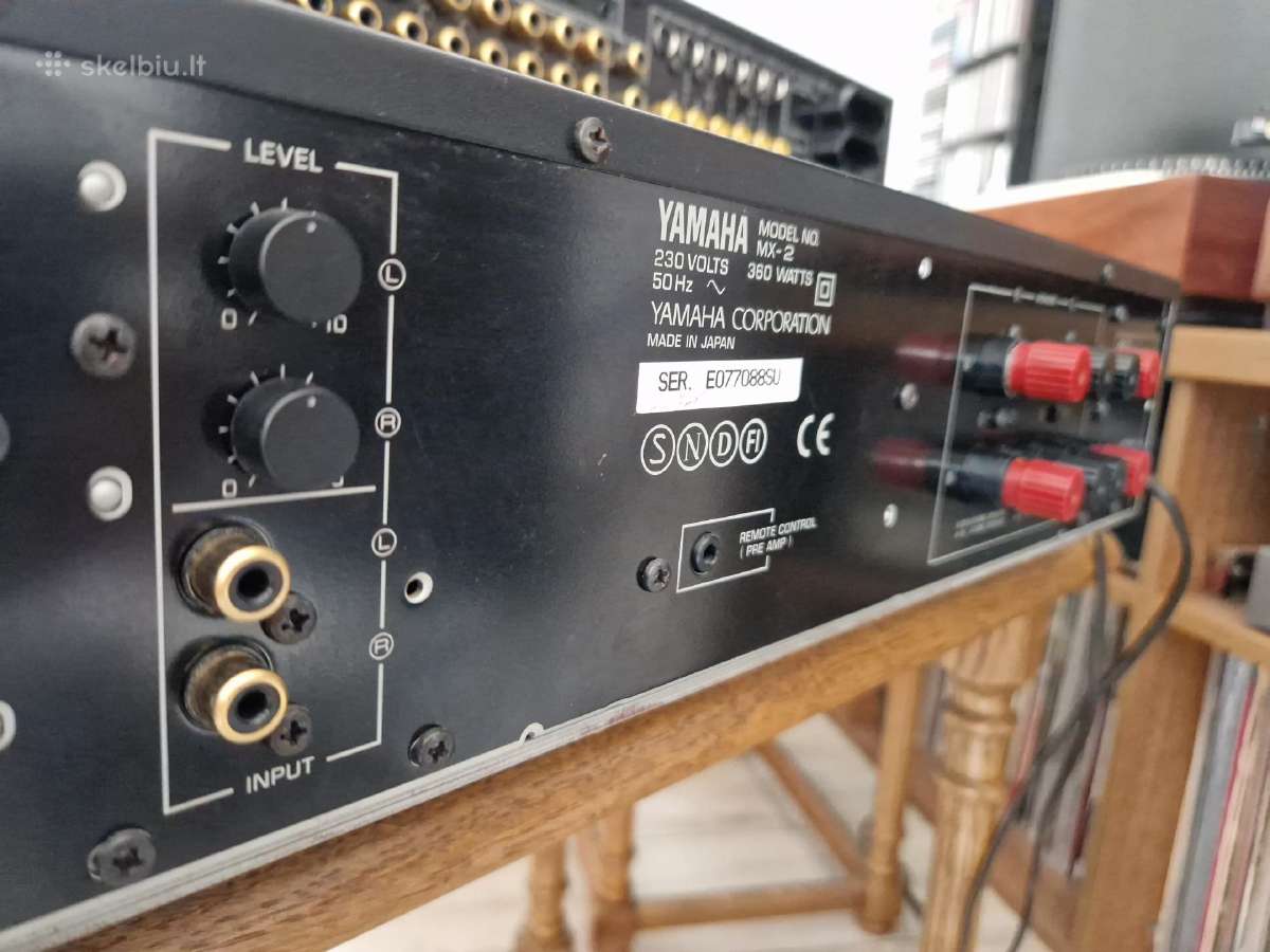 Galios stiprintuvas Yamaha mx-2 ir pradinis CX-2 - nuotraukos Nr. 2