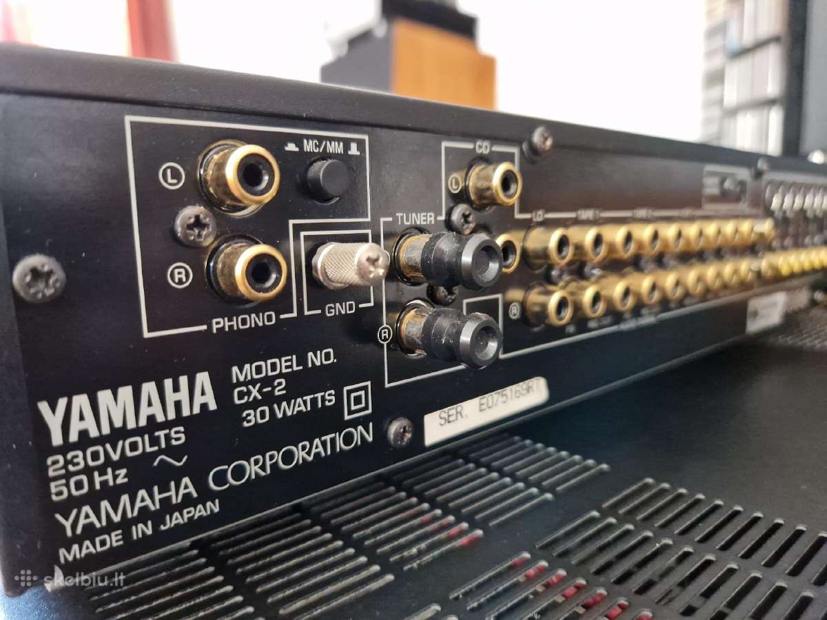 Galios stiprintuvas Yamaha mx-2 ir pradinis CX-2 - nuotraukos Nr. 3