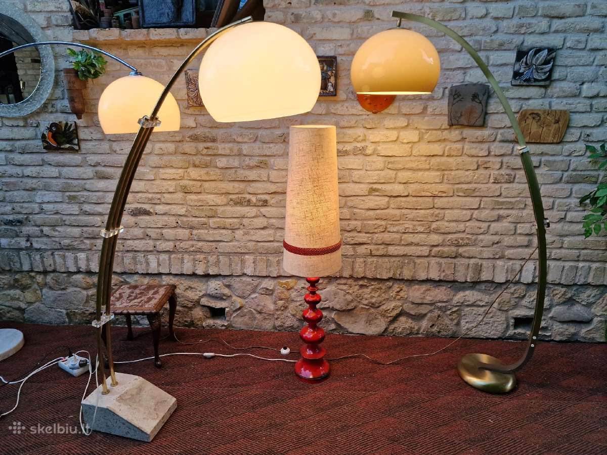 Vintažinisi mid century Space Age st. toršerai - nuotraukos Nr. 22