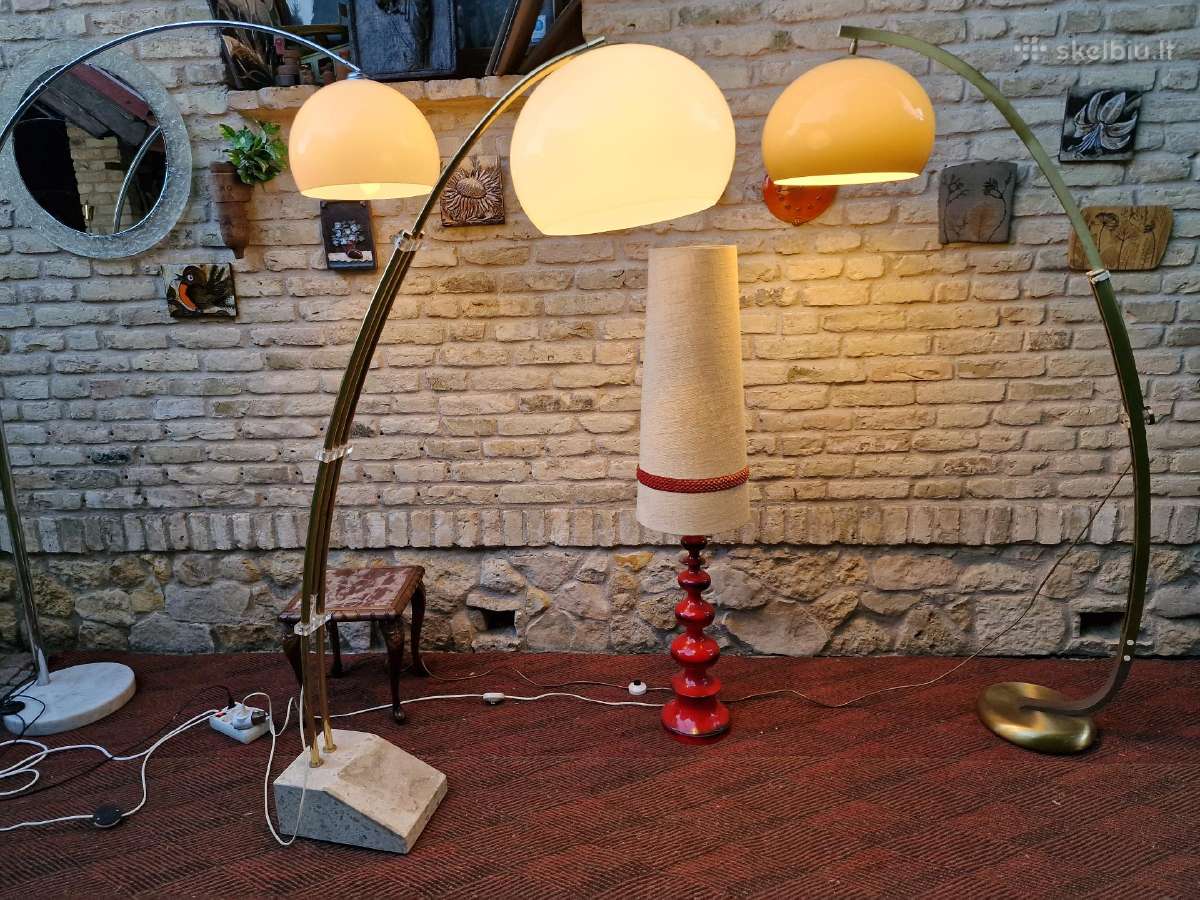 Vintažinisi mid century Space Age st. toršerai - nuotraukos Nr. 24