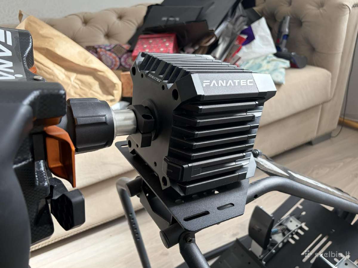 Fanatec Csl Dd 8nm + 2 vairai + pedalai + remas