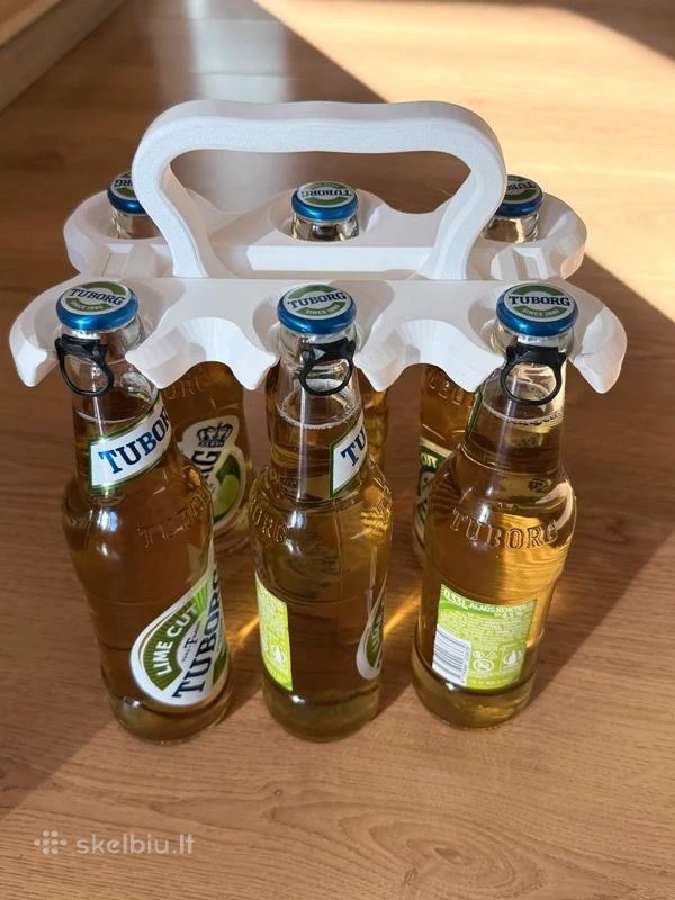 Stiklinių butelių alaus rankena/laikiklis