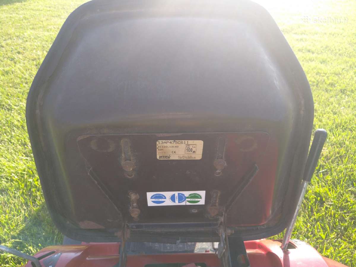 Sodo traktoriukas Mtd Lawnflite 604 - nuotraukos Nr. 7