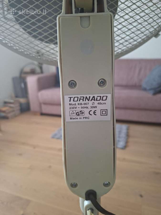 Pastatomas ventiliatorius Tornado - nuotraukos Nr. 3
