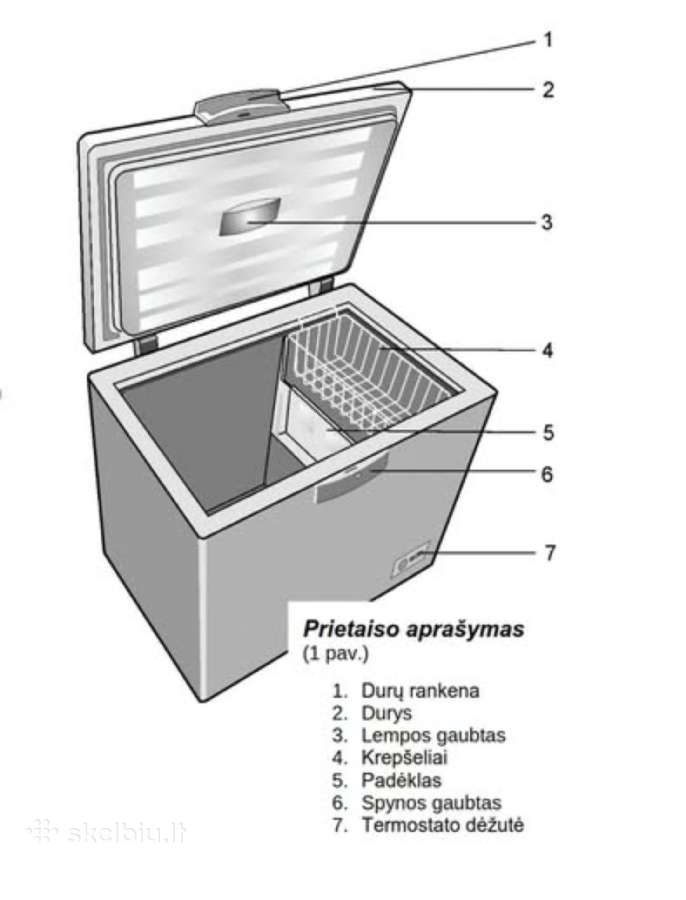 Šaldiklis / Šaldymo dėžė - Beko Hsa13530 - nuotraukos Nr. 4