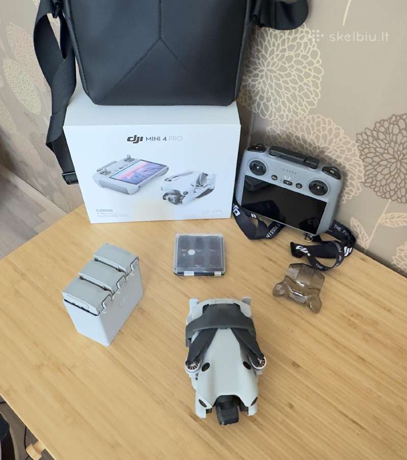 Dji Mini 4 Pro Fly More Combo dronas su Dji RC 2v - nuotraukos Nr. 4