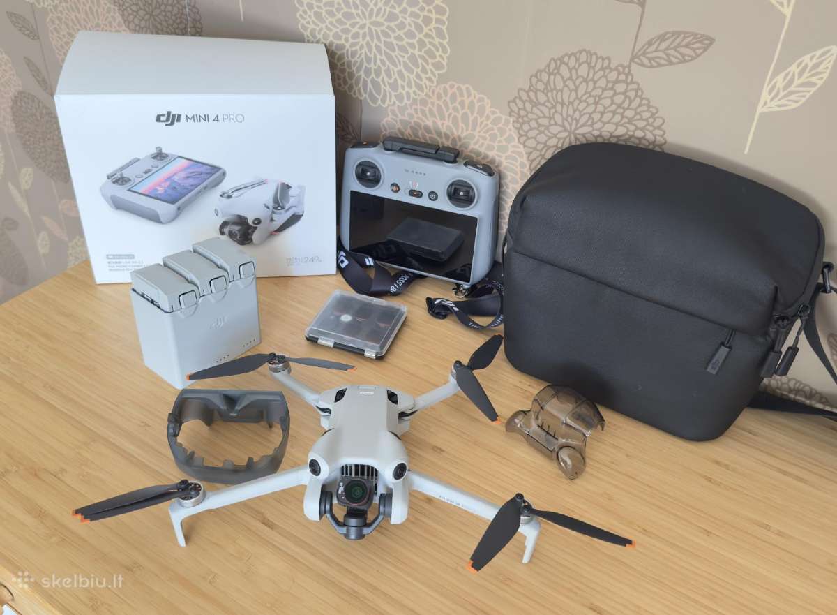 Dji Mini 4 Pro Fly More Combo dronas su Dji RC 2v - nuotraukos Nr. 5