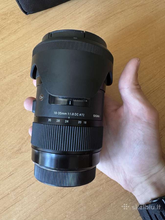 Sigma 18-35mm f/1.8 dc art canon Ef