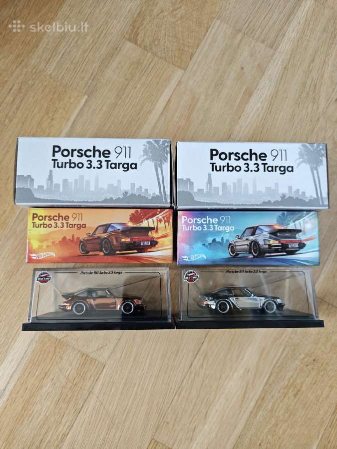 Rlc 2x Porsche 911 Turbo 3.3 Targa Chase