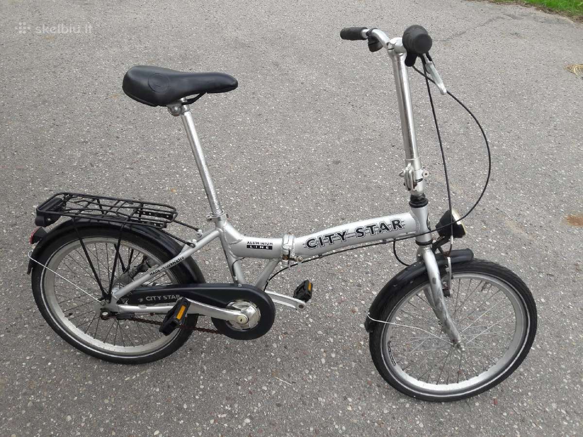 Aaliuminis sulankstomi 20 colių. 3 greičiai.