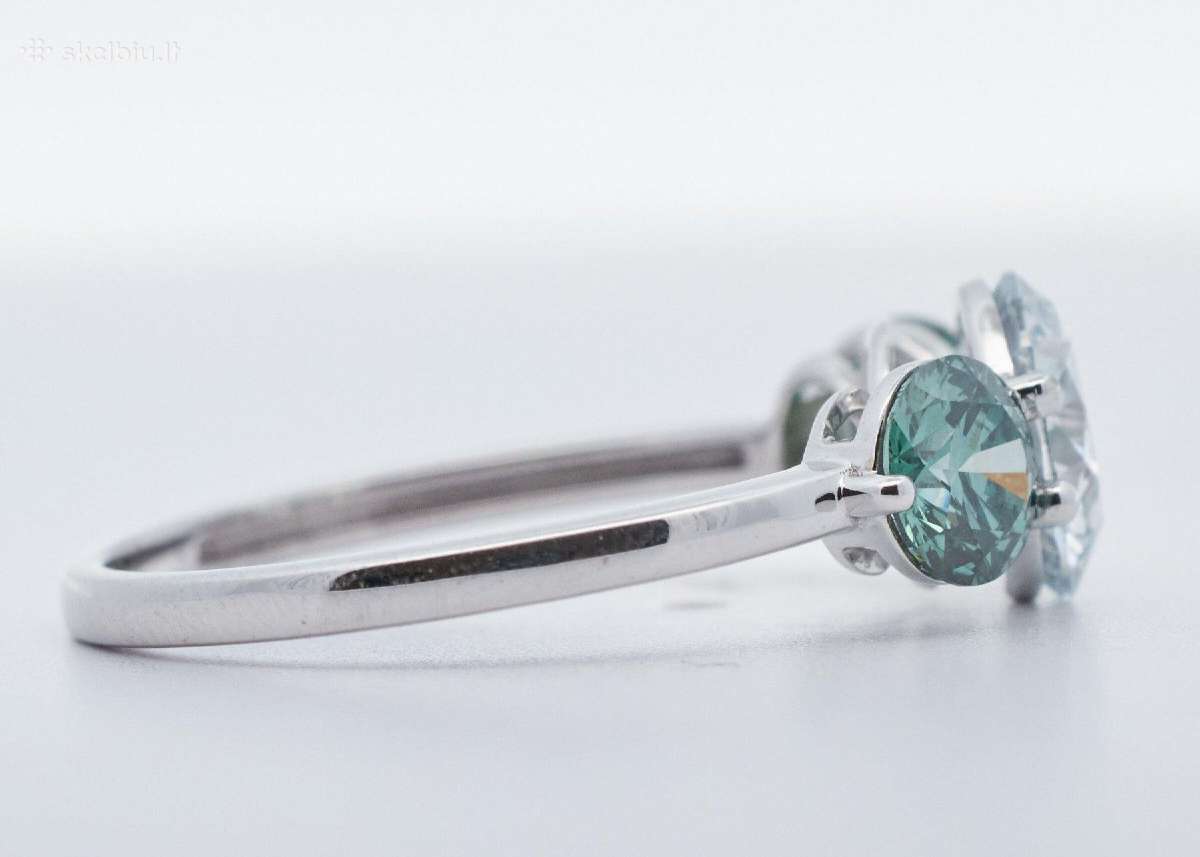 Aukso žiedas su LG briliantais (2,52ct) - nuotraukos Nr. 2