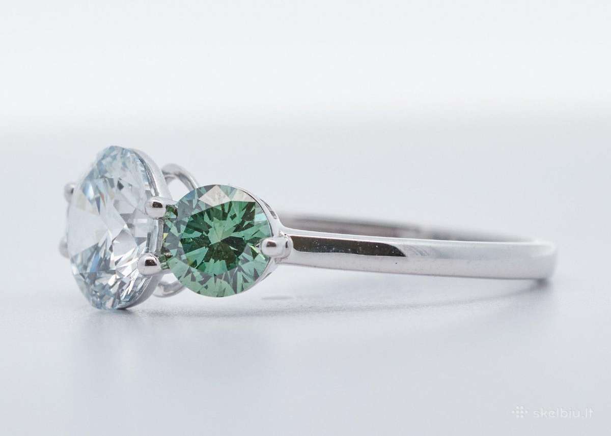 Aukso žiedas su LG briliantais (2,52ct) - nuotraukos Nr. 10