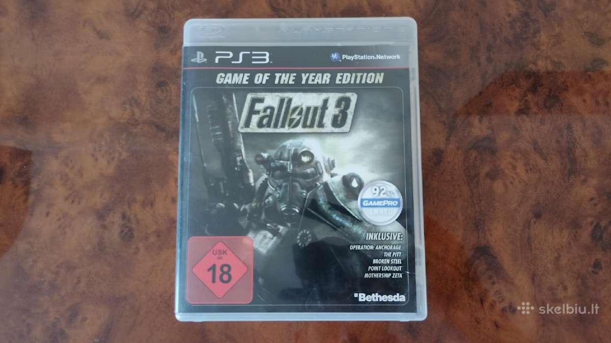 PS3 Fallout 3 Goty