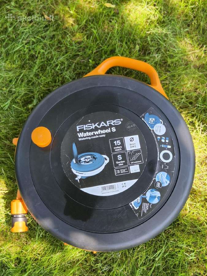 Fiskars Waterwheel S laistymo žarnos ritė