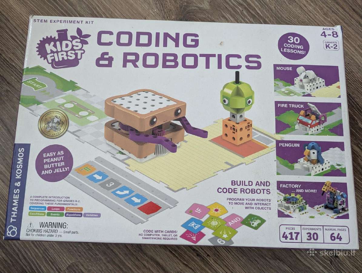 Kids First Kodavimo ir Robotikos rinkinys