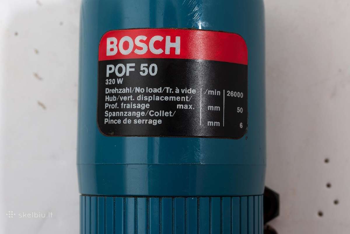 Frezeris Bosch Pof 50 - nuotraukos Nr. 3