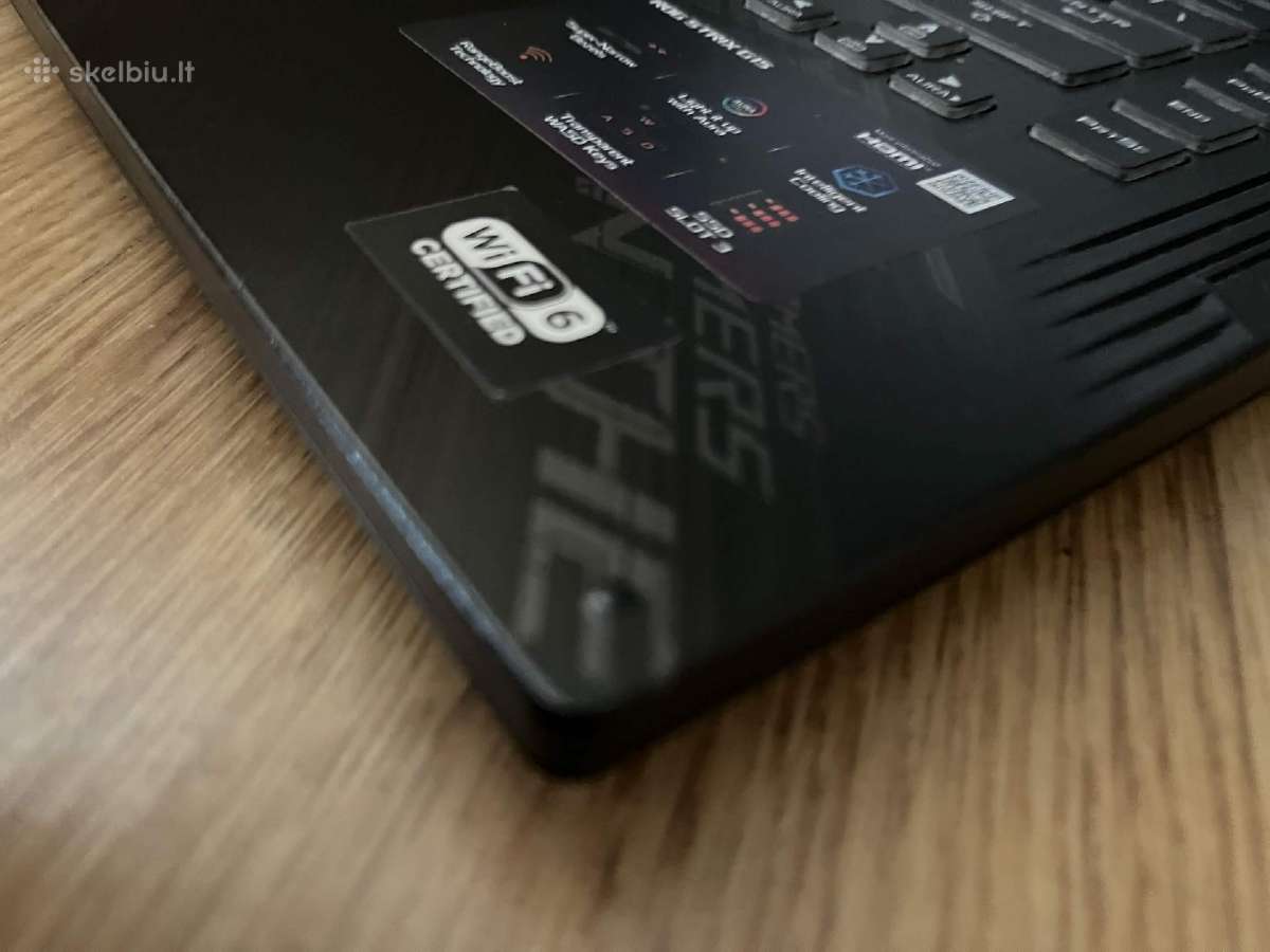 Asus Rog gaming laptop i7-10870h Rtx 2060 - nuotraukos Nr. 7