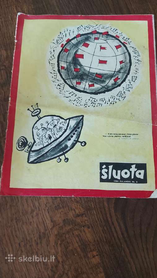 Lietuviškas komiksų satyros žurnalas Šluota1966 m.