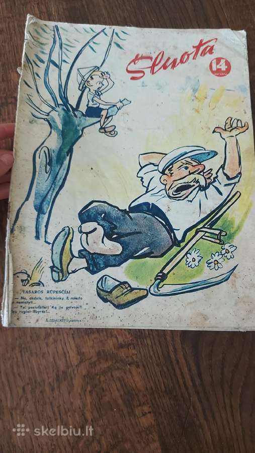 Lietuviškas komiksas žurnalas Šluota, 1958 m.