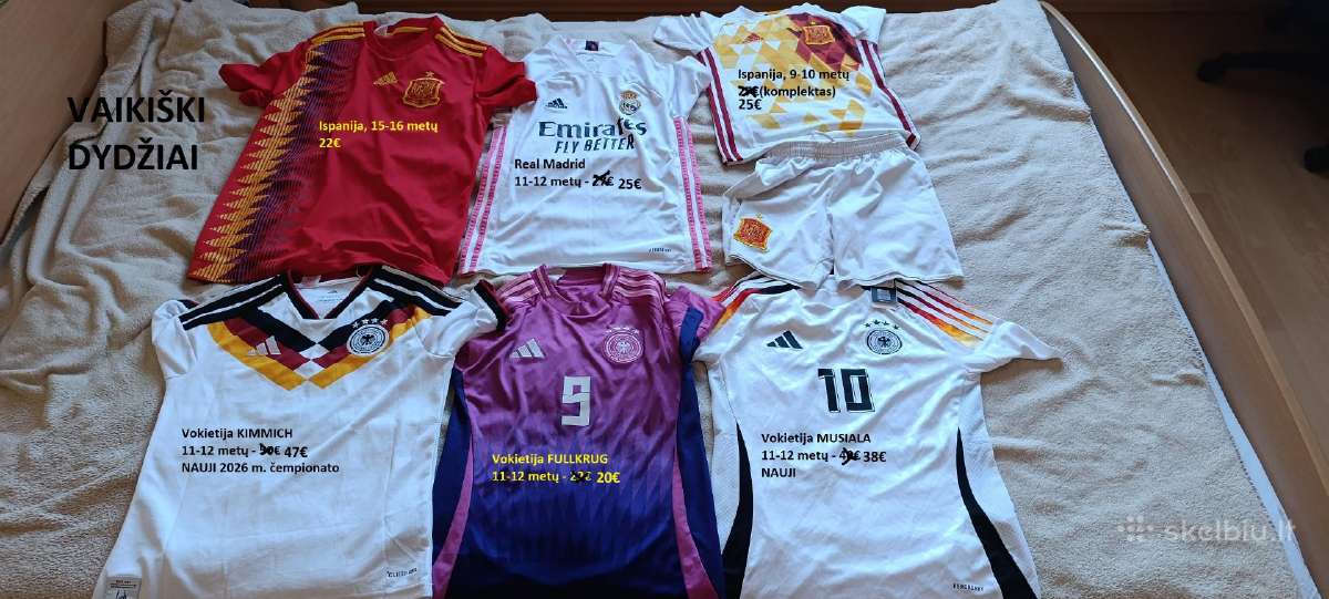 Originalūs vaikiški futbolo marškinėliai - nuotraukos Nr. 2