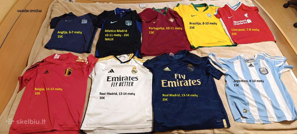 Originalūs vaikiški futbolo marškinėliai - nuotraukos Nr. 3